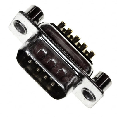 171-009-102L021 by NorComp Inc. - CONNECTOR D-SUB PLUG 9POS PNL MNT