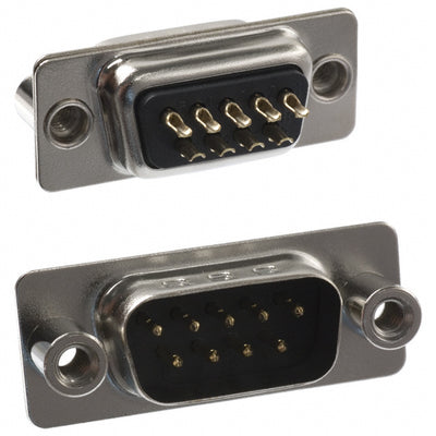 171-009-103L031 by NorComp Inc. - CONNECTOR D-SUB PLUG 9POS PNL MNT