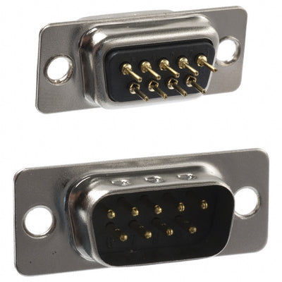171-009-113R001 by NorComp Inc. - CONNECTOR D-SUB PLUG 9P PNL MNT SLDR