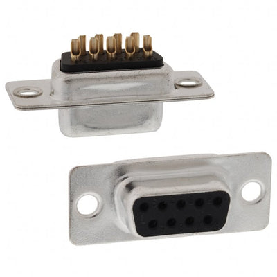171-009-203L001 by NorComp Inc. - CONNECTOR D-SUB RCPT 9POS PNL MNT