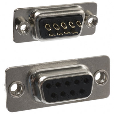 171-009-203L011 by NorComp Inc. - CONNECTOR D-SUB RCPT 9POS PNL MNT