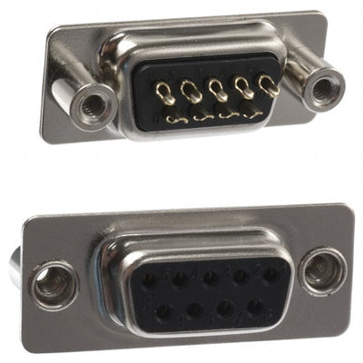 171-009-203L021 by NorComp Inc. - CONNECTOR D-SUB RCPT 9POS PNL MNT