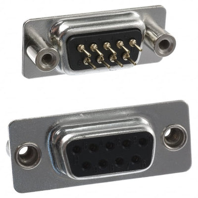 171-009-213R021 by NorComp Inc. - CONNECTOR D-SUB RCPT 9P PNL MNT SLDR
