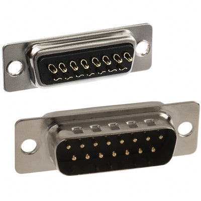 171-015-103L001 by NorComp Inc. - CONNECTOR D-SUB PLUG 15POS PNL MNT