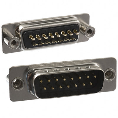 171-015-103L021 by NorComp Inc. - CONNECTOR D-SUB PLUG 15POS PNL MNT