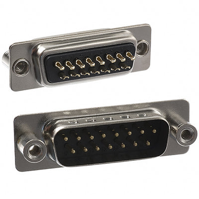 171-015-103L031 by NorComp Inc. - CONNECTOR D-SUB PLUG 15POS PNL MNT