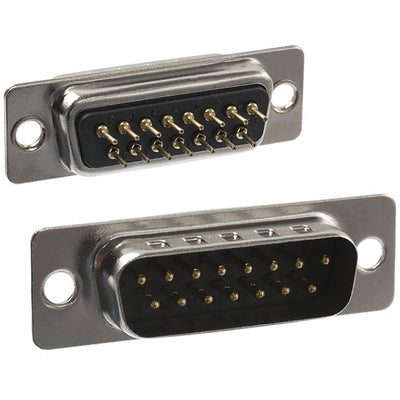 171-015-113R001 by NorComp Inc. - CONNECTOR D-SUB PLUG 15P PNL MNT SLDR
