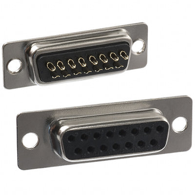 171-015-203L001 by NorComp Inc. - CONNECTOR D-SUB RCPT 15POS PNL MNT
