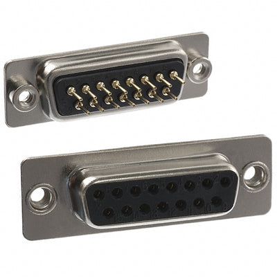 171-015-213R011 by NorComp Inc. - CONNECTOR D-SUB RCPT 15P PNL MNT SLDR