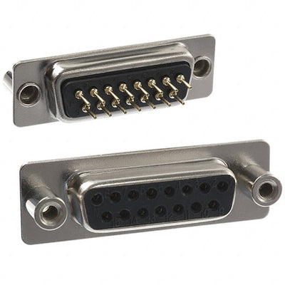 171-015-213R031 by NorComp Inc. - CONNECTOR D-SUB RCPT 15P PNL MNT SLDR