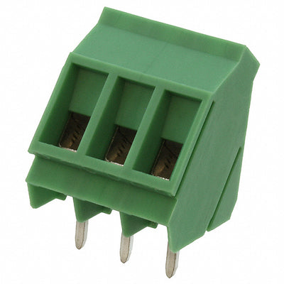 1713037 by Phoenix Contact - TERM BLOCK 3POS 35DEG 5MM PCB