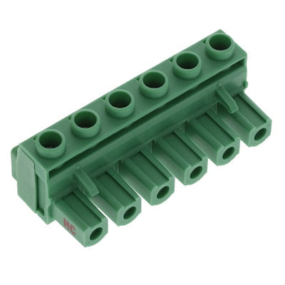 1714317 by Phoenix Contact - TERM BLOCK PLUG 6POS STR 7.62MM