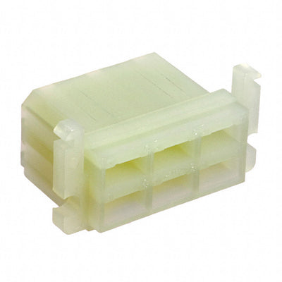 171432-1 by TE Connectivity AMP Connectors - CONNECTOR RECPT HSG 0.25 6POS NATURAL