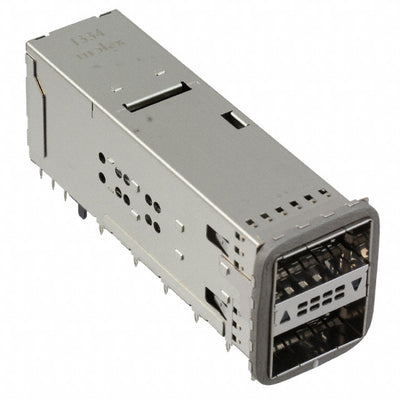 1715651002 by Molex - CONNECTOR ZQSFP+ RCPT CAGE 2X1 76P RA