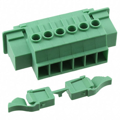 1716548 by Phoenix Contact - TERM BLK HEADER 6POS GREEN