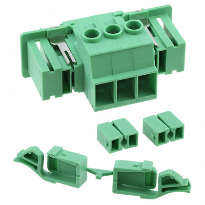 1716629 by Phoenix Contact - TERM BLK HEADER 3POS GREEN