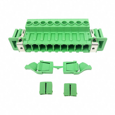 1716687 by Phoenix Contact - TERM BLK HEADER 9POS GREEN