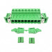 1716687 by Phoenix Contact - TERM BLK HEADER 9POS GREEN