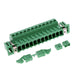 1716713 by Phoenix Contact - TERM BLK HEADER 12POS GREEN