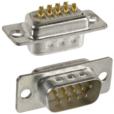 172-009-102-001 by NorComp Inc. - CONNECTOR D-SUB PLUG 9POS PNL MNT