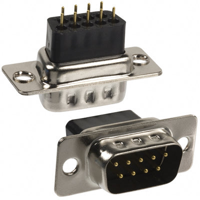 172-009-183L001 by NorComp Inc. - CONNECTOR D-SUB PLUG 9P PNL MNT SLDR