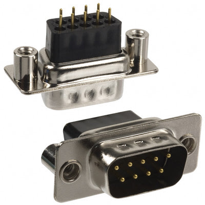 172-009-183L021 by NorComp Inc. - CONNECTOR D-SUB PLUG 9P PNL MNT SLDR