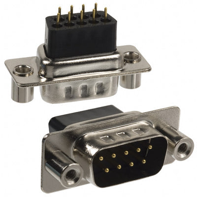 172-009-183L031 by NorComp Inc. - CONNECTOR D-SUB PLUG 9P PNL MNT SLDR