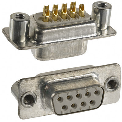 172-009-202-021 by NorComp Inc. - CONNECTOR D-SUB RCPT 9POS PNL MNT
