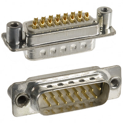 172-015-102-021 by NorComp Inc. - CONNECTOR D-SUB PLUG 15POS PNL MNT