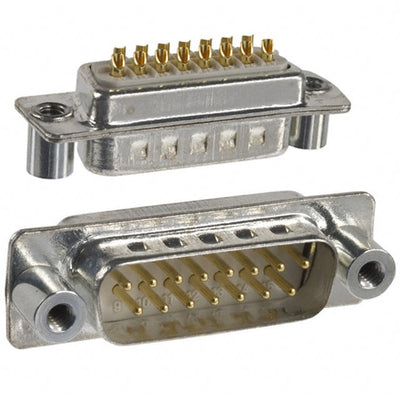 172-015-102R031 by NorComp Inc. - CONNECTOR D-SUB PLUG 15POS PNL MNT