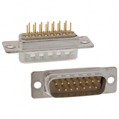 172-015-112-001 by NorComp Inc. - CONNECTOR D-SUB PLUG 15P PNL MNT SLDR