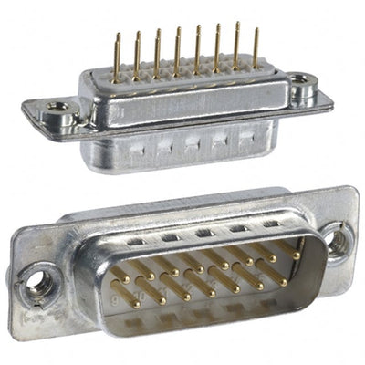 172-015-112R011 by NorComp Inc. - CONNECTOR D-SUB PLUG 15P PNL MNT SLDR