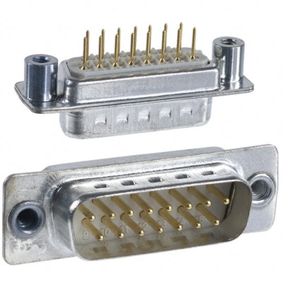 172-015-112R021 by NorComp Inc. - CONNECTOR D-SUB PLUG 15P PNL MNT SLDR