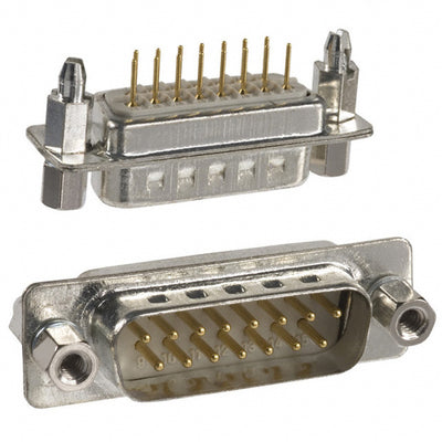 172-015-112R911 by NorComp Inc. - CONNECTOR D-SUB PLUG 15P PNL MNT SLDR