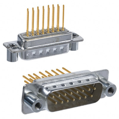 172-015-142-031 by NorComp Inc. - CONNECTOR D-SUB PLUG 15POS PNL MNT WW