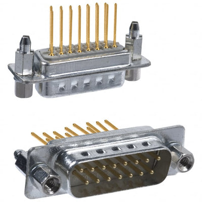 172-015-142-911 by NorComp Inc. - CONNECTOR D-SUB PLUG 15POS PNL MNT WW