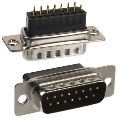172-015-183L001 by NorComp Inc. - CONNECTOR D-SUB PLUG 15P PNL MNT SLDR