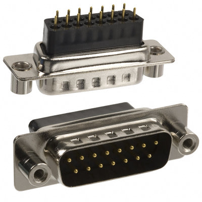 172-015-183L031 by NorComp Inc. - CONNECTOR D-SUB PLUG 15P PNL MNT SLDR