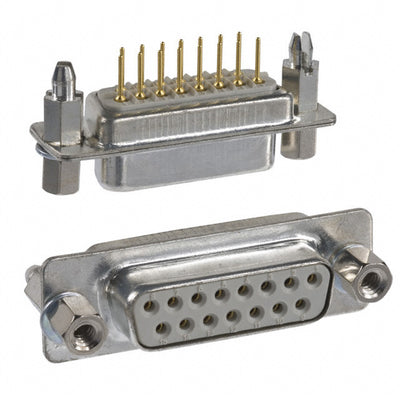 172-015-212-911 by NorComp Inc. - CONNECTOR D-SUB RCPT 15P PNL MNT SLDR