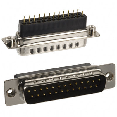 172-025-183L011 by NorComp Inc. - CONNECTOR D-SUB PLUG 25P PNL MNT SLDR