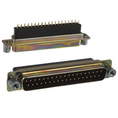 172-037-181-031 by NorComp Inc. - CONNECTOR D-SUB PLUG 37P PNL MNT SLDR