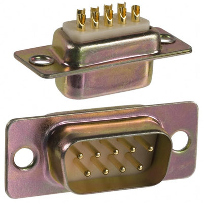 172-E09-101-001 by NorComp Inc. - CONNECTOR D-SUB PLUG 9POS PNL MNT