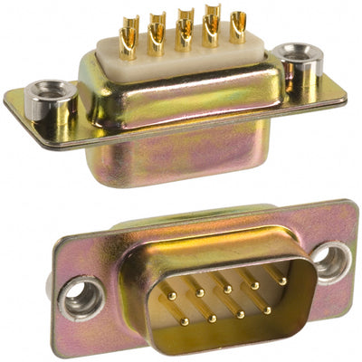 172-E09-101R011 by NorComp Inc. - CONNECTOR D-SUB PLUG 9POS PNL MNT