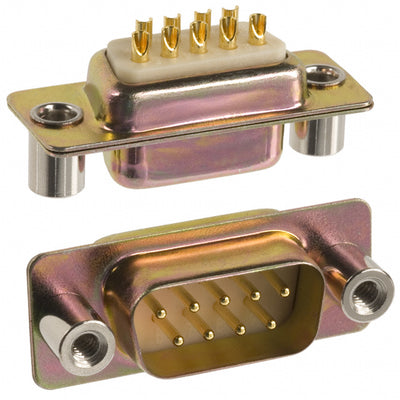 172-E09-101R031 by NorComp Inc. - CONNECTOR D-SUB PLUG 9POS PNL MNT