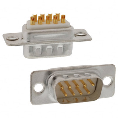 172-E09-102R001 by NorComp Inc. - CONNECTOR D-SUB PLUG 9POS PNL MNT