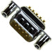 172-E09-102R031 by NorComp Inc. - CONNECTOR D-SUB PLUG 9POS PNL MNT