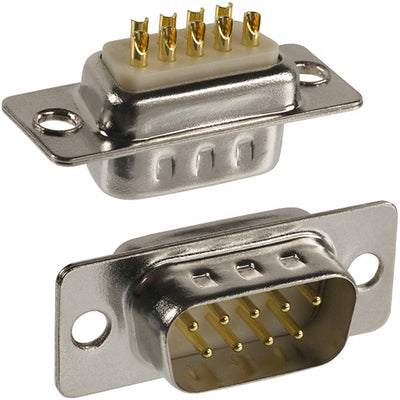 172-E09-103R001 by NorComp Inc. - CONNECTOR D-SUB PLUG 9POS PNL MNT