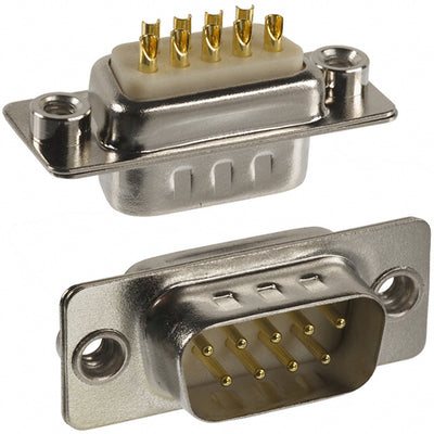 172-E09-103R011 by NorComp Inc. - CONNECTOR D-SUB PLUG 9POS PNL MNT