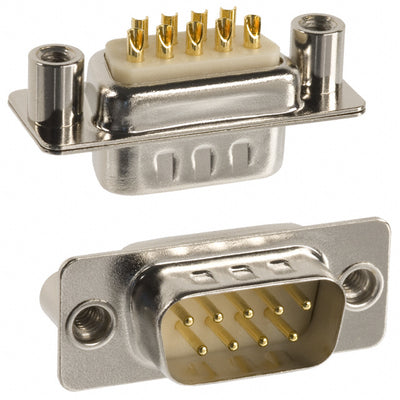 172-E09-103R021 by NorComp Inc. - CONNECTOR D-SUB PLUG 9POS PNL MNT