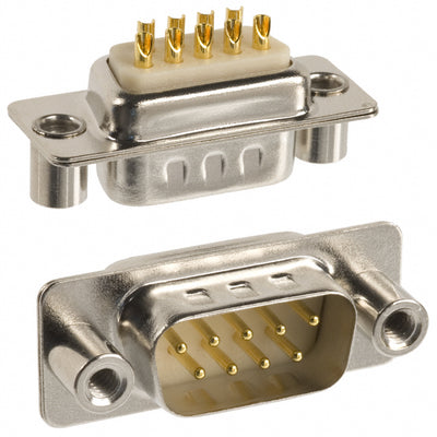 172-E09-103R031 by NorComp Inc. - CONNECTOR D-SUB PLUG 9POS PNL MNT
